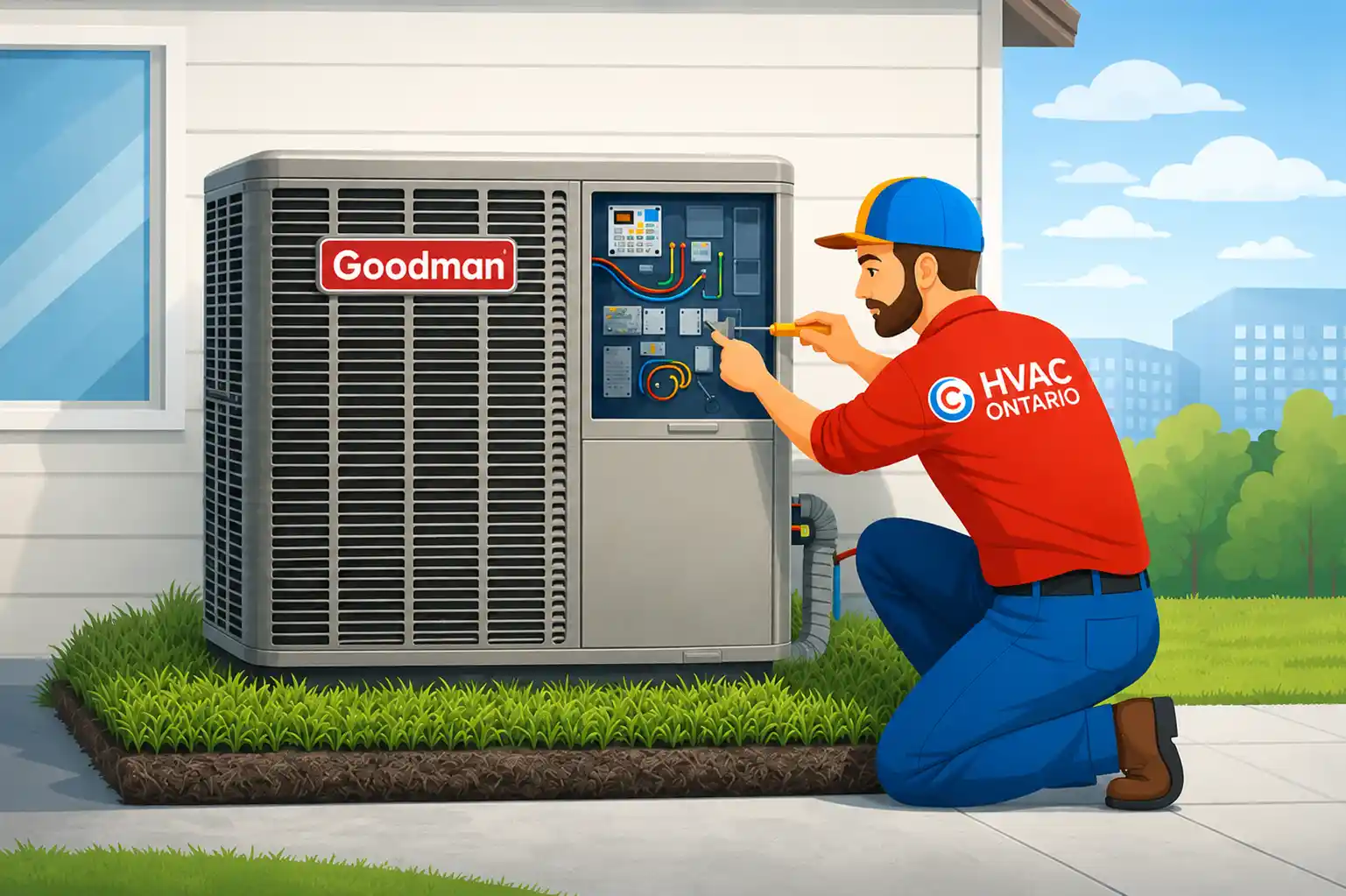 Goodman air conditioner installation Ontario