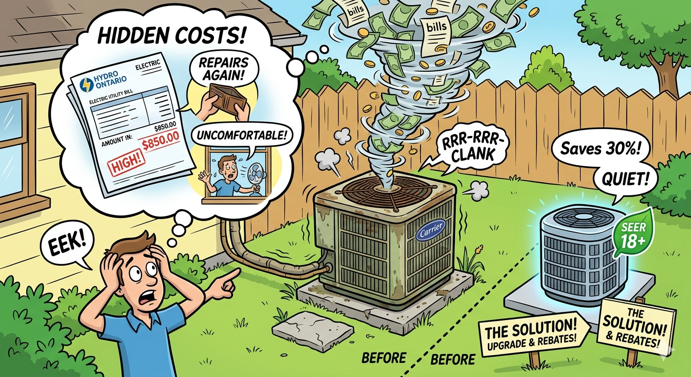 The Hidden Cost of Keeping Your Old Air Conditioner (And How to Fix It)